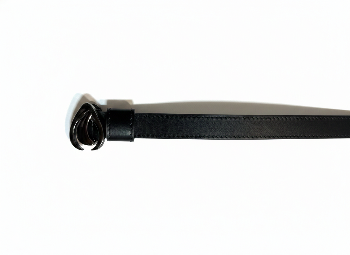 Cintura Goccia Nera Double Face