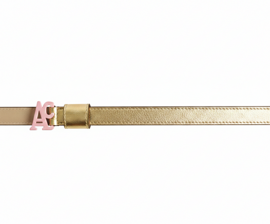 Cintura Oro AC. Rosa Double Face
