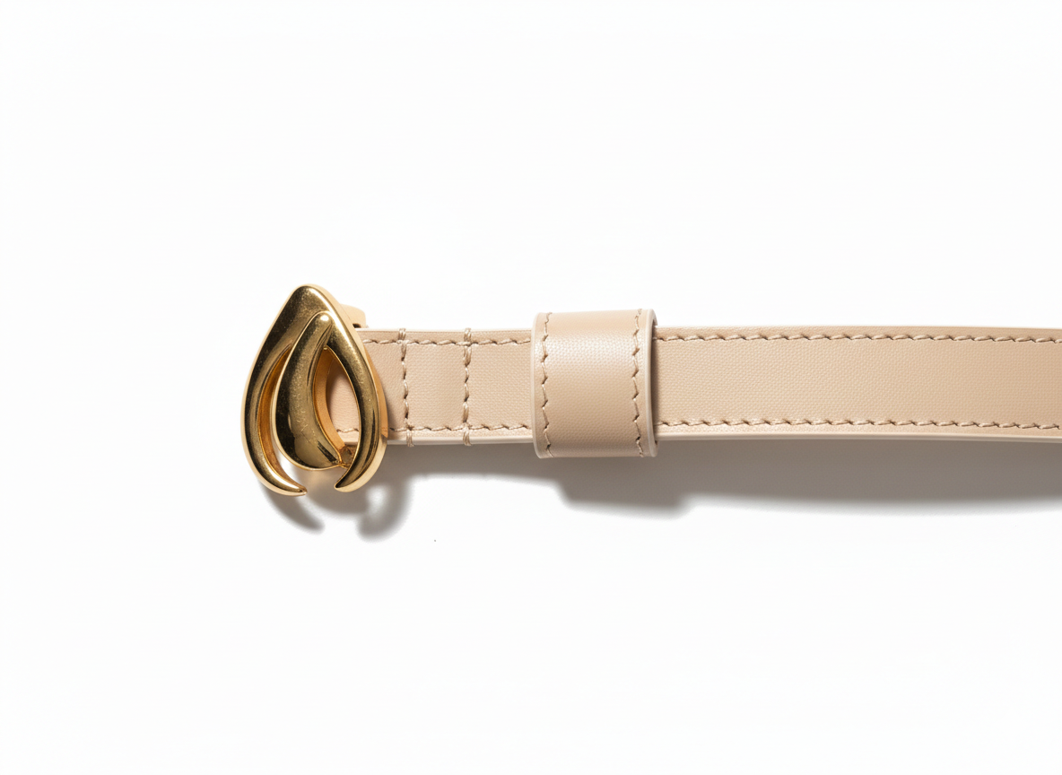 Cintura Rosa Goccia Oro Double Face