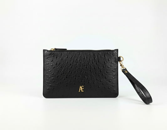 Busta pochette Nox Special black porta documenti in pelle