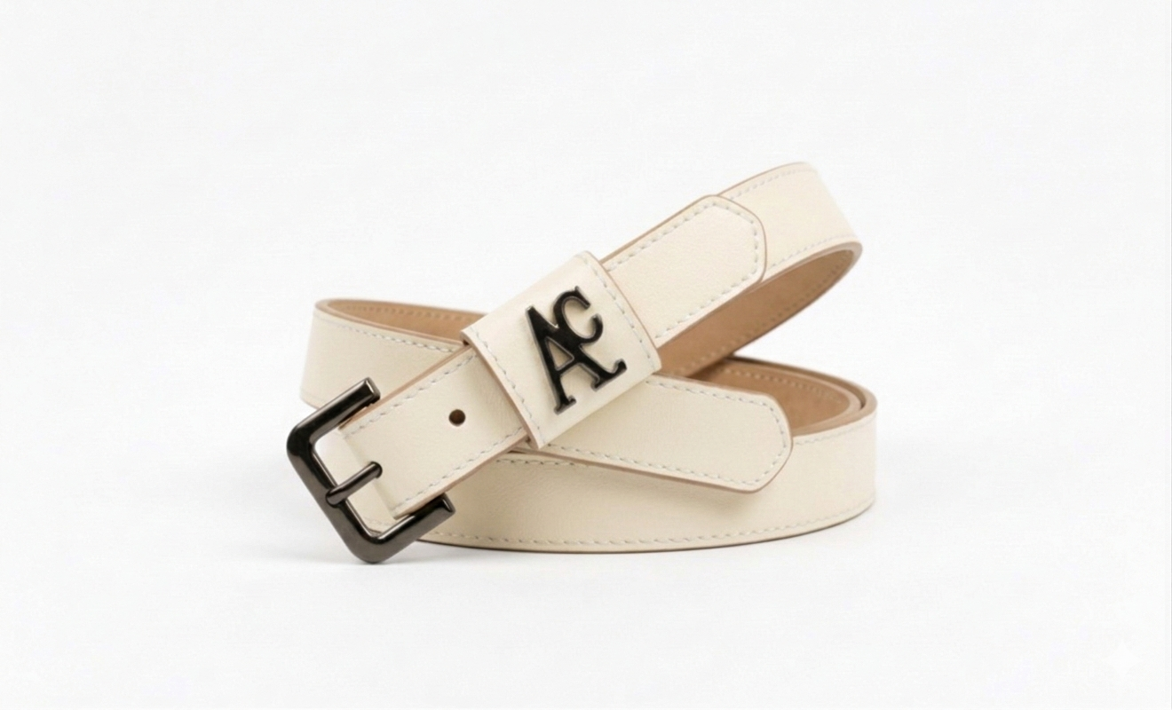 Cintura AC Sign Latte & Nero