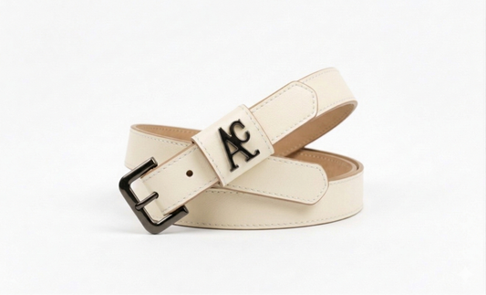 Cintura AC Sign Latte & Nero