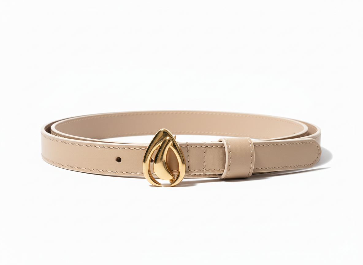 Cintura Rosa Goccia Oro Double Face