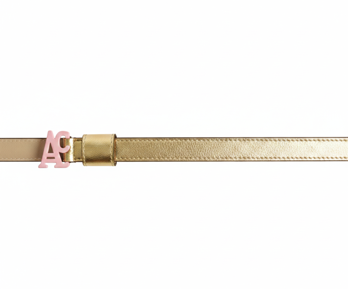 Cintura Oro AC. Rosa Double Face