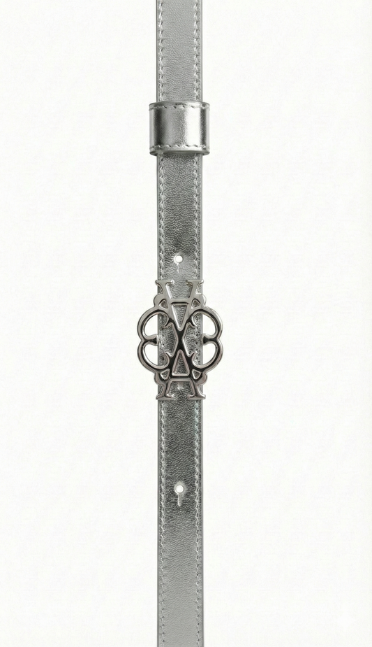 Cintura Nexus Argento Double Face