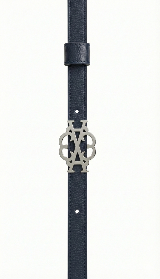 Cintura Nexus Blu e Argento Double Face