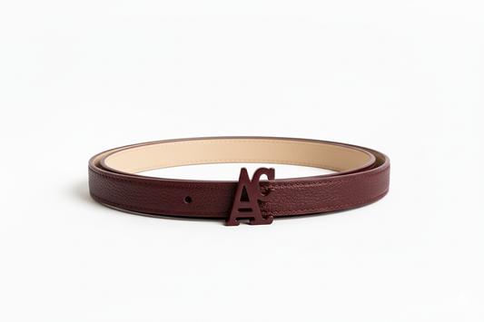 Cintura AC Bordeaux Double Face