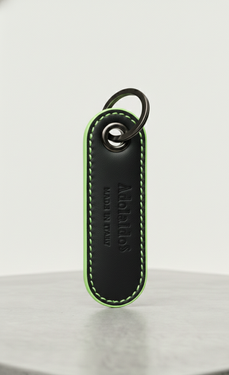 Portachiavi Loop AC Nero & Verde Fluo