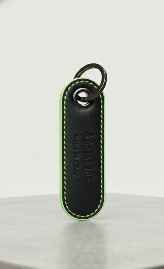 Portachiavi Loop AC Nero & Verde Fluo