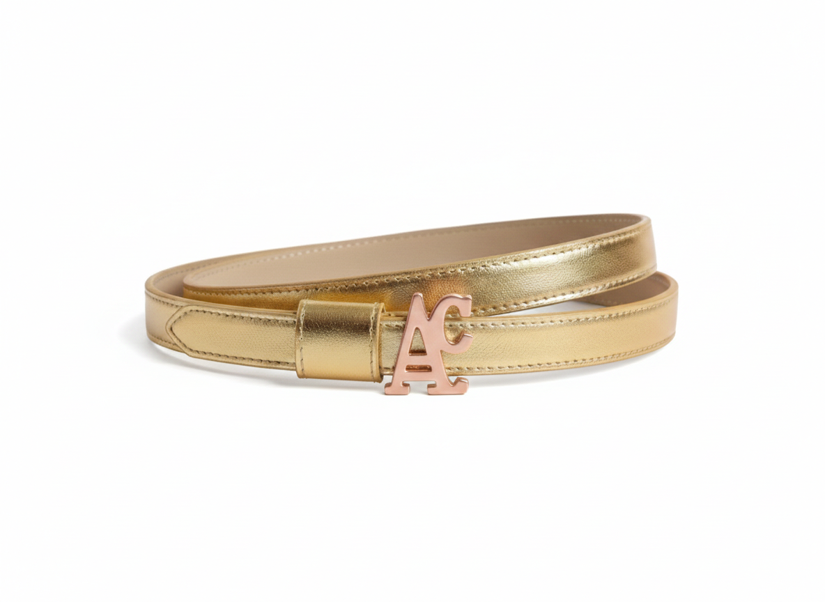 Cintura Oro AC. Rosa Double Face