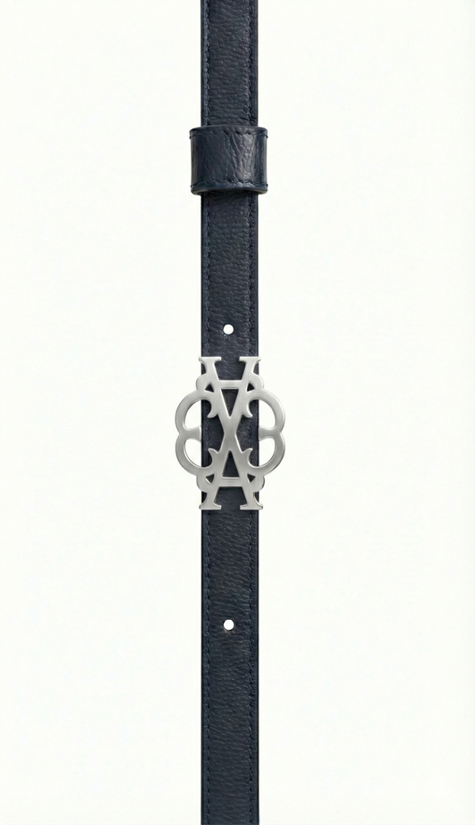 Cintura Nexus Blu e Argento Double Face