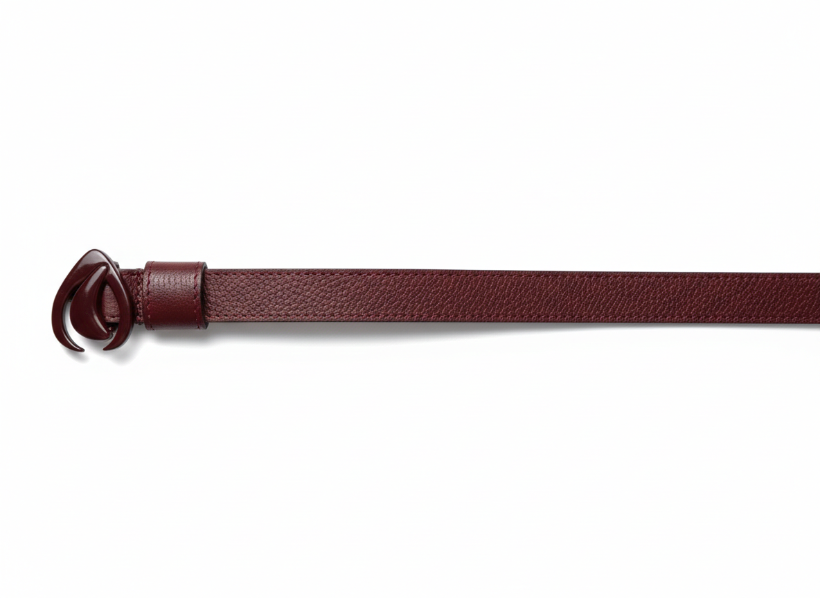 Cintura Goccia Bordeaux Double Face