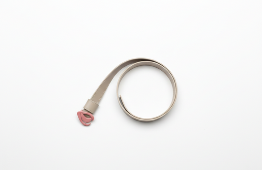 Cintura Panna Goccia Rosa Double Face