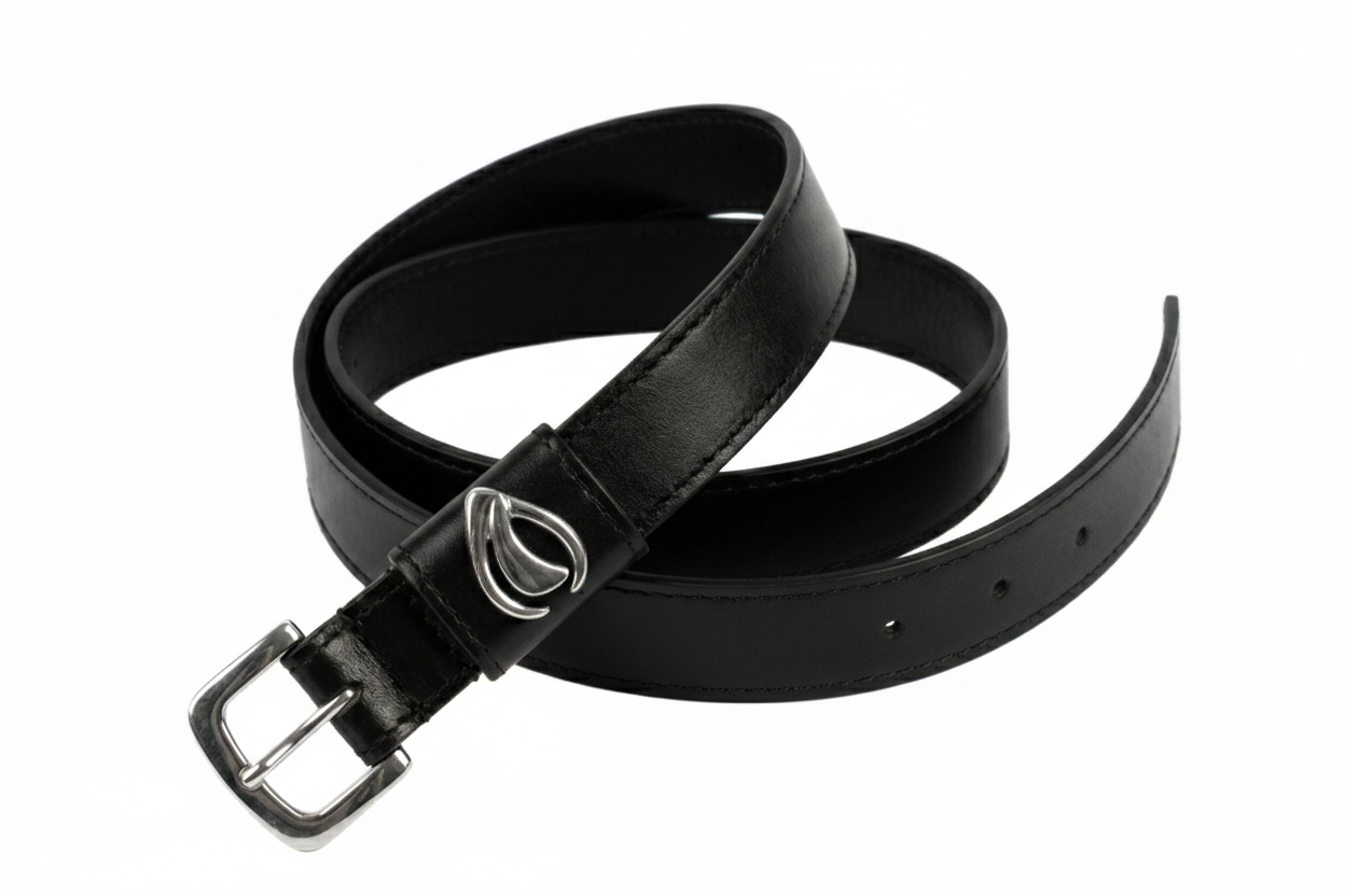 Cintura Nera Goccia Sign Argento