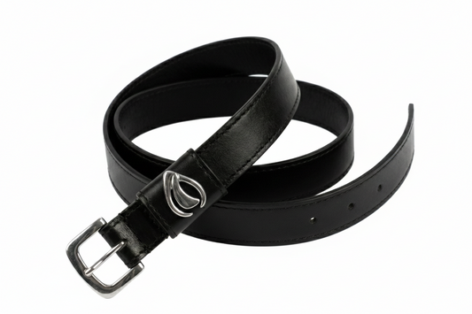 Cintura Nera Goccia Sign Argento