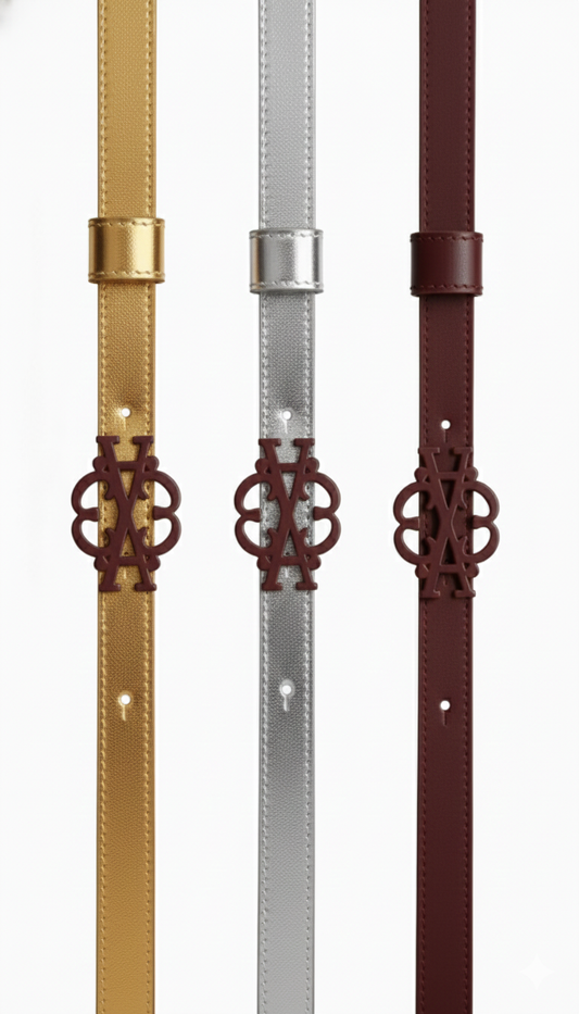 Cintura Nexus Bordeaux Double Face