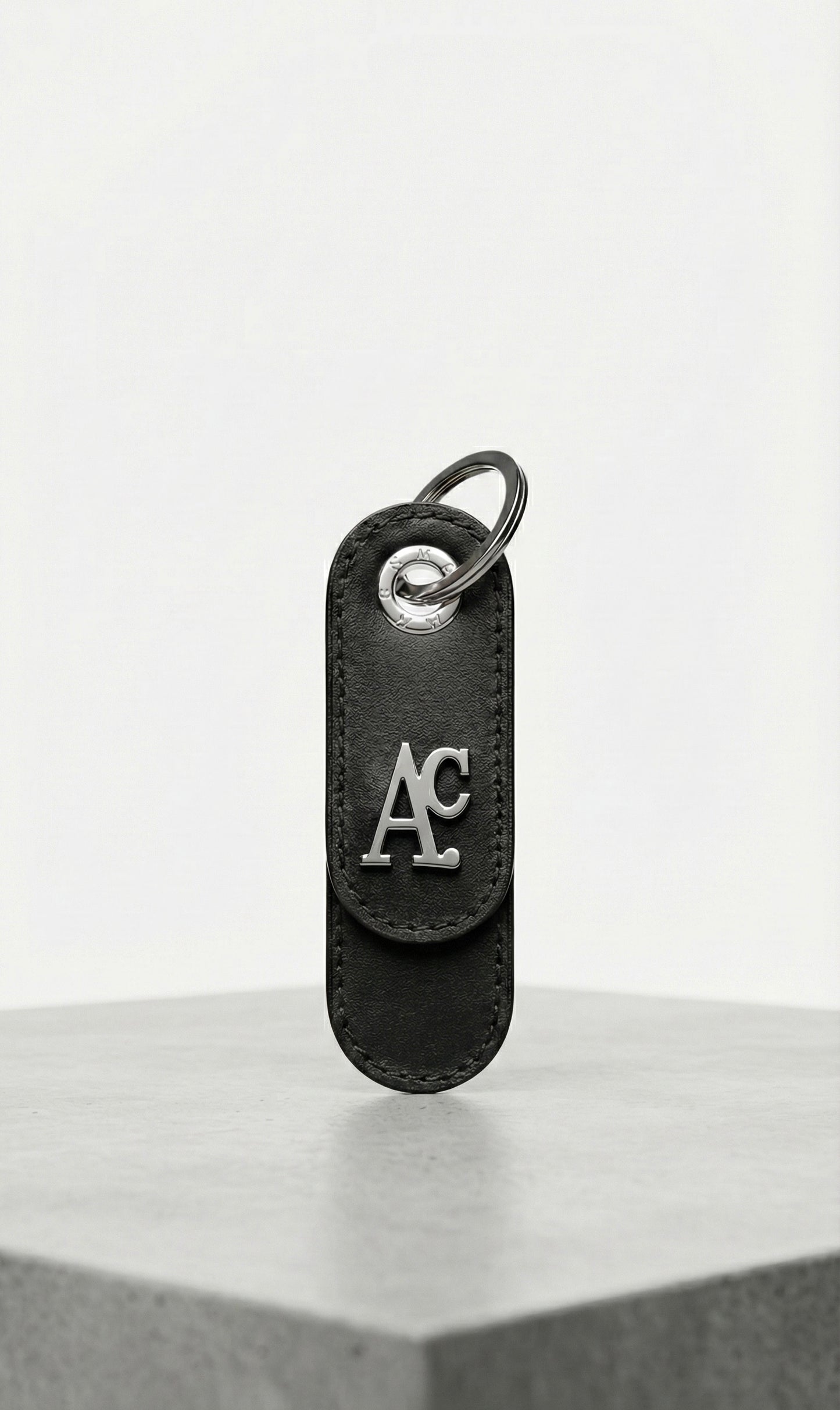 Portachiavi Loop AC Nero Argento