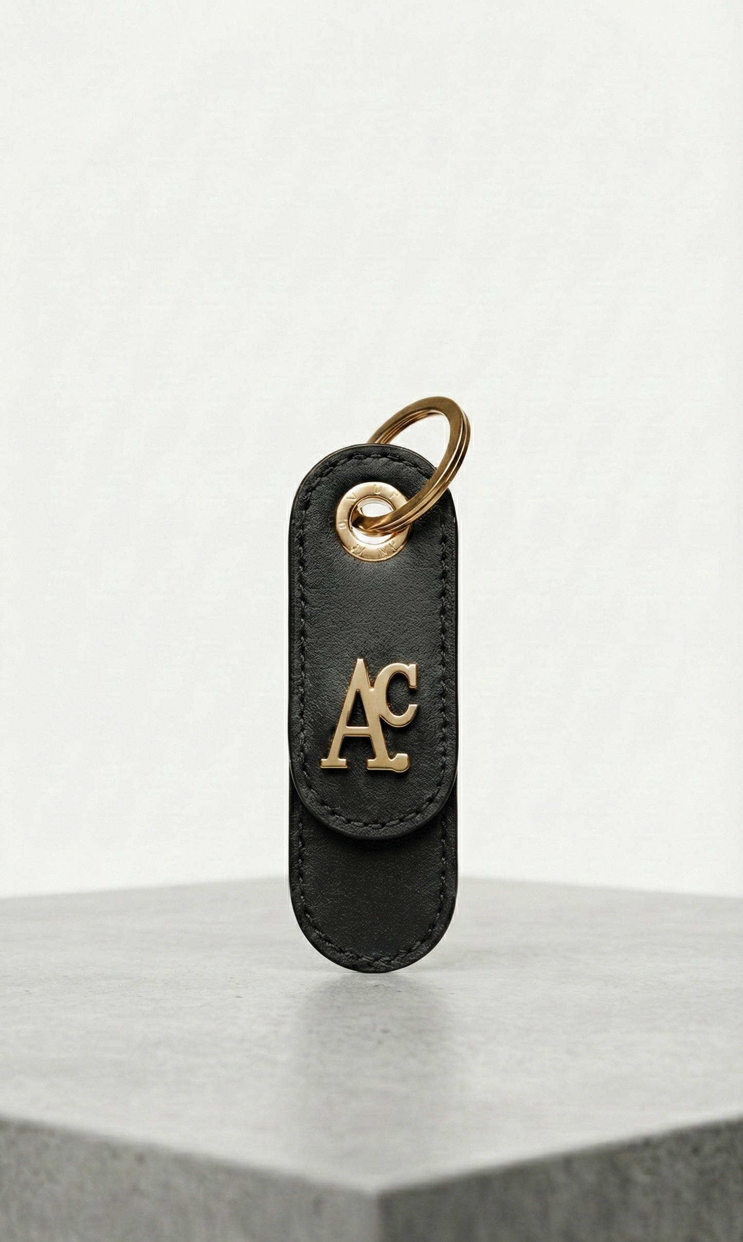 Portachiavi Loop AC Nero Gold