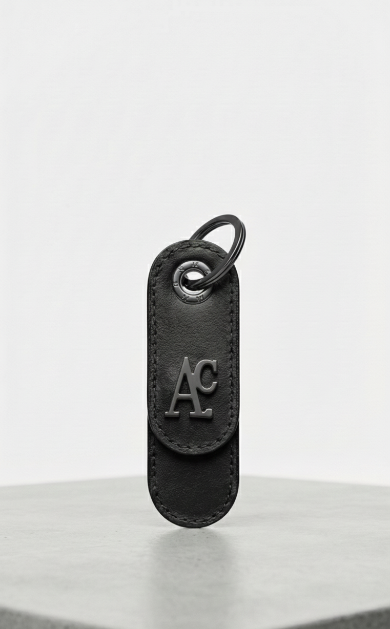 Portachiavi Loop AC Nero