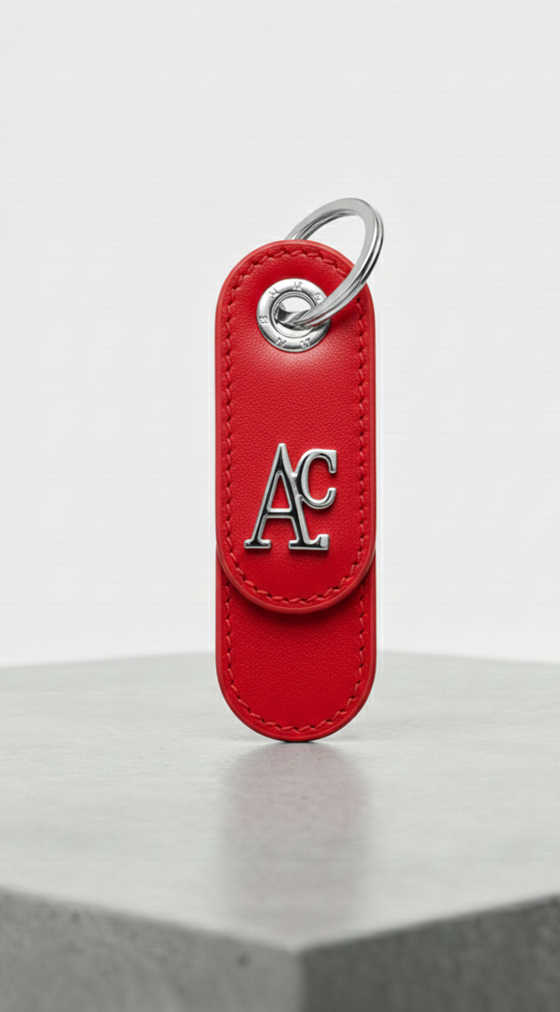 Portachiavi Loop AC Rosso