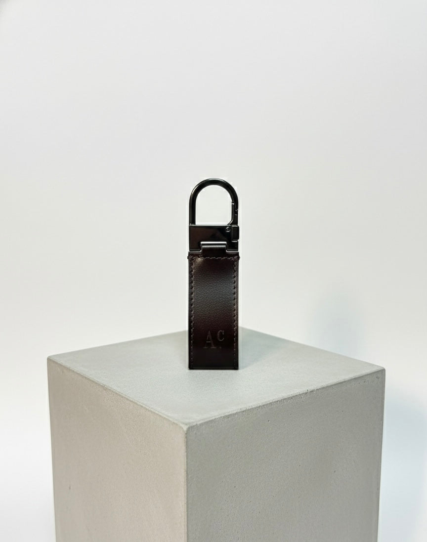 Portachiavi Hook semilucido color Vino con molla canna da fucile