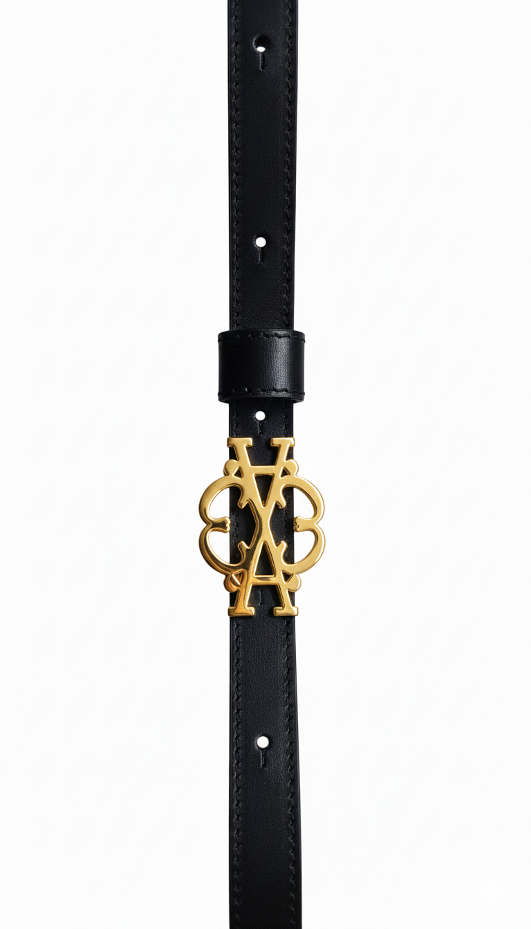 Cintura Nexus Black Gold Double Face