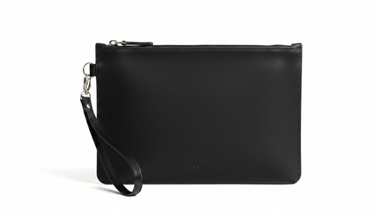 Busta pochette Nox Black porta documenti in pelle